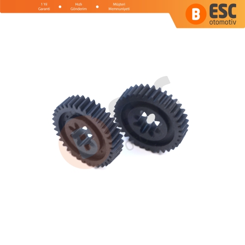 BMW 7 Serisi E38 1994-2001 5 Serisi E39 1997-2004 için 2 Adet Elektrikli Koltuk Arkalığı Yatırma Ayar Aktüatör Motoru Tamir Dişlisi