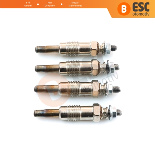 Ford Mazda 1.8 Dizel Motor İçin 4 Adet Kızdırma Bujisi 11 Volt 96FF6M090AA