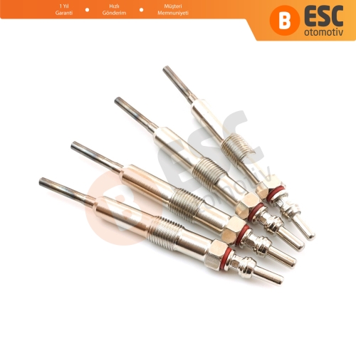 Renault Dacia Mercedes Nissan 1.5 dCi Motor İçin 4 Adet Kızdırma Bujisi 4.4 Volt 8200682592