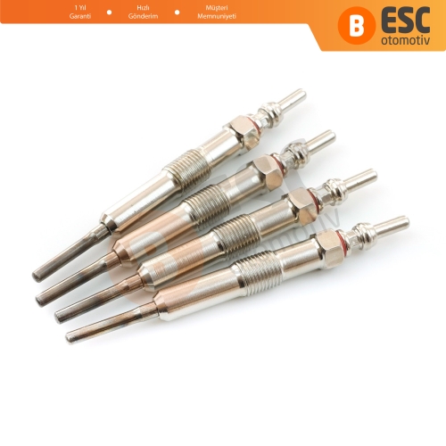 Renault Dacia Mercedes Nissan 1.5 dCi Motor İçin 4 Adet Kızdırma Bujisi 4.4 Volt 8200682592
