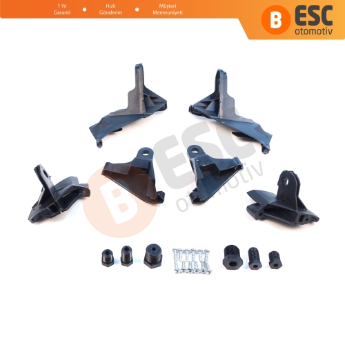 Mercedes E Class W211 S211 2002-2009 A2118201314 A2118201414 için Sağ Sol Far Ayak Tamir Seti