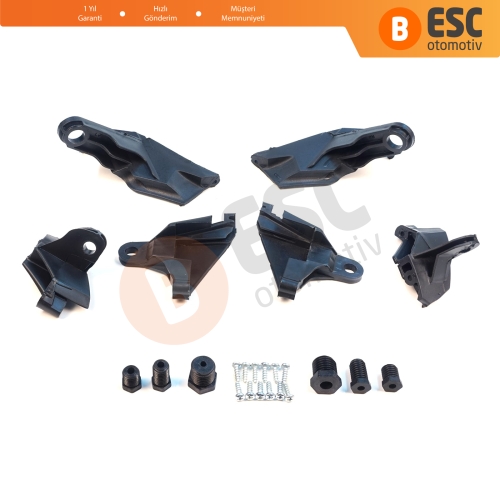 Mercedes E Class W211 S211 2002-2009 A2118201314 A2118201414 için Sağ Sol Far Ayak Tamir Seti