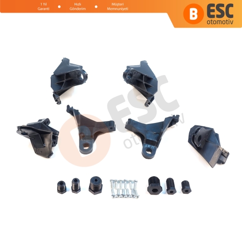 Mercedes E Class W211 S211 2002-2009 A2118201314 A2118201414 için Sağ Sol Far Ayak Tamir Seti