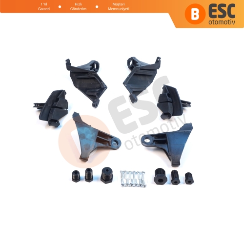 Mercedes E Class W211 S211 2002-2009 A2118201314 A2118201414 için Sağ Sol Far Ayak Tamir Seti