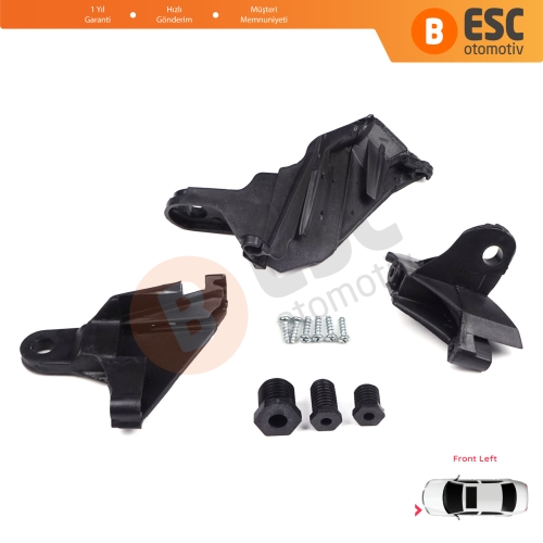 Mercedes E Class W211 S211 2002-2009 A2118201314 için Sol Far Ayak Tamir Seti 