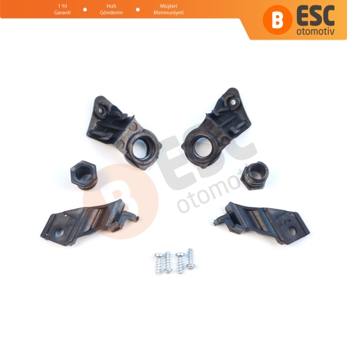 VW Jetta MK5 2005-2010 Golf MK5 2004-2009 1K0998225 1K0998226 İçin Sağ Sol Ön Far Ayak Tamir Seti