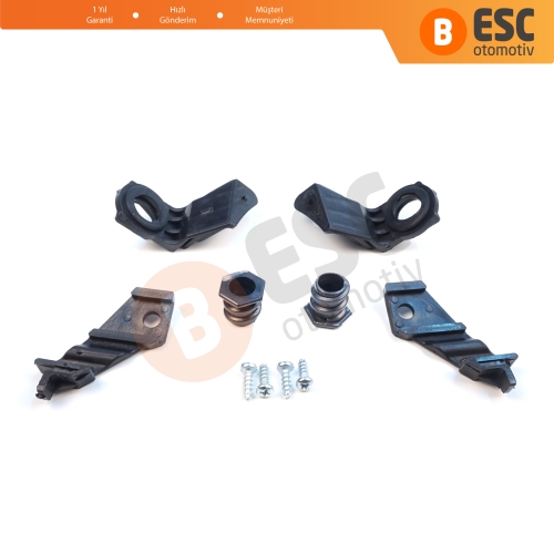 VW Jetta MK5 2005-2010 Golf MK5 2004-2009 1K0998225 1K0998226 İçin Sağ Sol Ön Far Ayak Tamir Seti