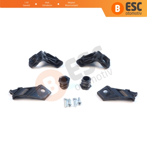 VW Jetta MK5 2005-2010 Golf MK5 2004-2009 1K0998225 1K0998226 İçin Sağ Sol Ön Far Ayak Tamir Seti