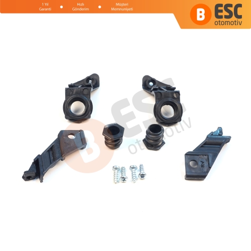 VW Jetta MK5 2005-2010 Golf MK5 2004-2009 1K0998225 1K0998226 İçin Sağ Sol Ön Far Ayak Tamir Seti