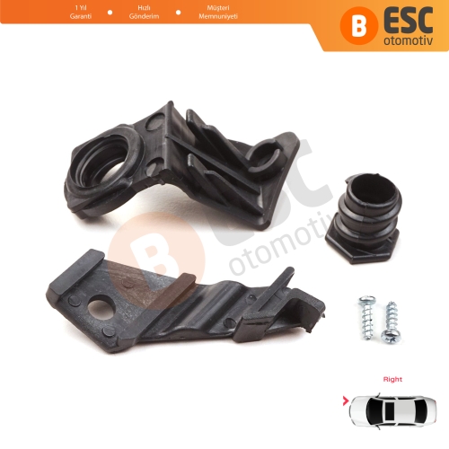 VW Jetta MK5 2005-2010 Golf MK5 2004-2009 1K0998226 İçin Sağ Ön Far Ayak Tamir Seti 
