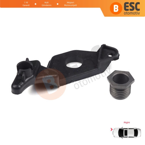 BMW 5 Serisi E60 E61 2003-2010 63126942478 İçin Sağ Ön Taraf Far Tamir Seti 