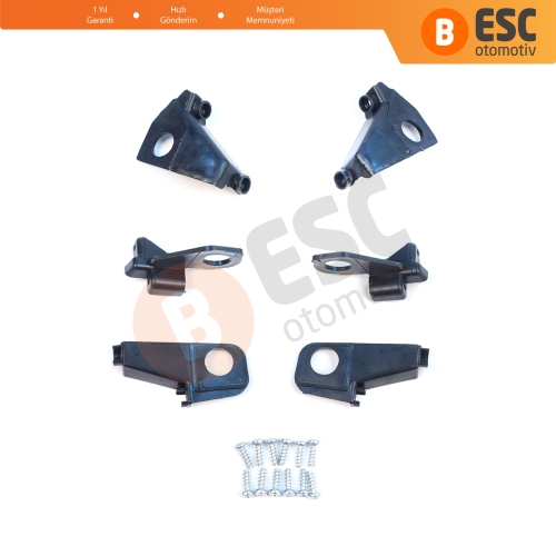 VW Golf MK6 5K AJ5 2008-2013 Convertible 517 2011-2016 5K0998225 5K0998226 İçin Sağ Sol Ön Far Ayak Tamir Seti