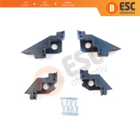 VW Polo MK5 6R 6C 61 2009-2016 6R0998226 6R0998225 İçin Sağ Sol Ön Far Ayak Tamir Seti