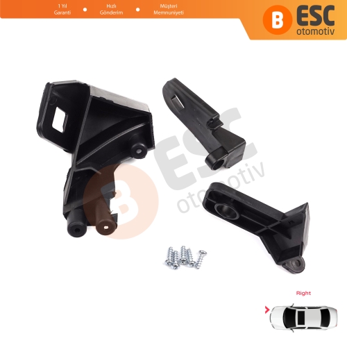 Fiat Doblo MK2 263 2010-2014 Makyajsız Kasa 51810671 İçin Sağ Ön Far Ayak Tamir Seti