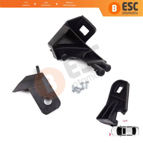 Fiat Doblo MK2 263 2010-2014 Makyajsız Kasa 51810672 İçin Sol Ön Far Ayak Tamir Seti 