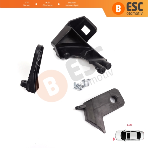 Fiat Doblo MK2 263 2010-2014 Makyajsız Kasa 51810672 İçin Sol Ön Far Ayak Tamir Seti 