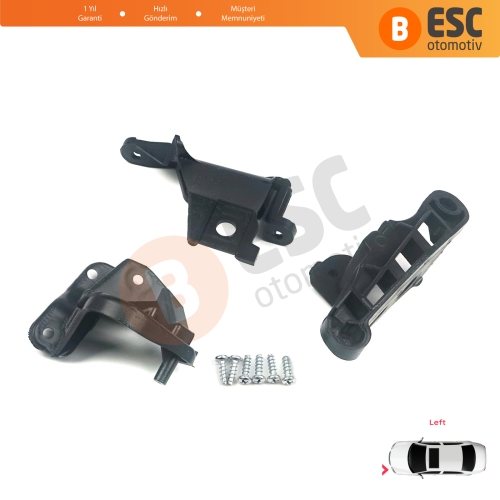Peugeot 308 MK1 HB SW CC RCZ 408 T7 6212E3 İçin Sol Ön Far Ayak Tamir Seti 