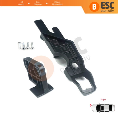 Peugeot 301 2012-2017 Makyajsız Kasa 9675138980 İçin Sağ Ön Far Ayak Tamir Seti 