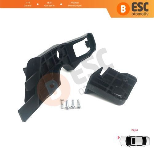 Peugeot 301 2012-2017 Makyajsız Kasa 9675138980 İçin Sağ Ön Far Ayak Tamir Seti 