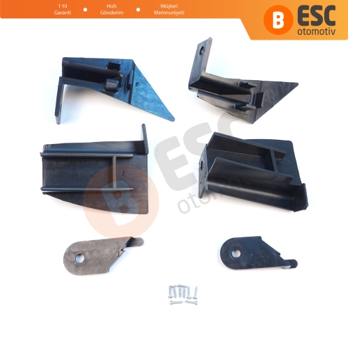 Dacia Lodgy Dokker 2012-On 260607950R 260102414R İçin Sağ Sol Ön Far Ayak Tamir Seti