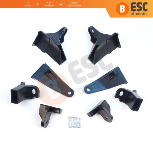 Renault Symbol MK3 2013-2017 Makyajsız Kasa 260607796R 260106223R İçin Sağ Sol Ön Far Ayak Tamir Seti