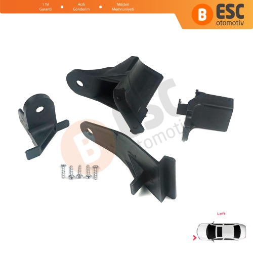 Renault Symbol MK3 2013-2017 Makyajsız Kasa 260607796R İçin Sol Ön Far Ayak Tamir Seti