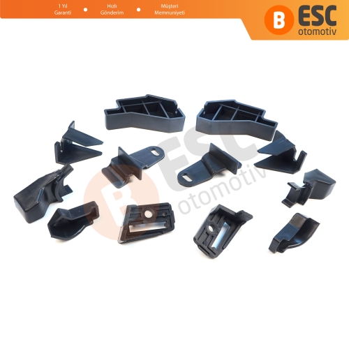 Nissan Qashqai MK2 J11 2013-2021 260604EH0A 260104EH0A İçin Sağ Sol Ön Far Ayak Tamir Seti