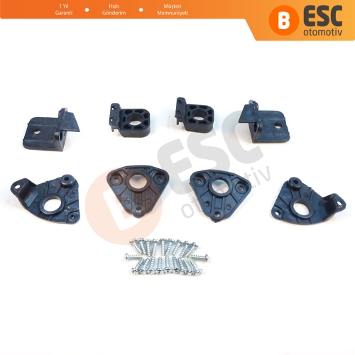 VW Caddy MK3 2K 2C Touran MK1 1T3 2010-2015 2K5998225 2K5998226 İçin Sağ Sol Ön Far Ayak Tamir Seti