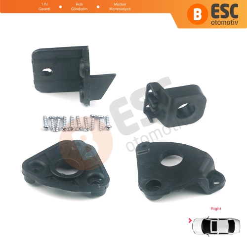 VW Caddy MK3 2K 2C Touran MK1 1T3 2010-2015 2K5998226 İçin Sağ Ön Far Ayak Tamir Seti