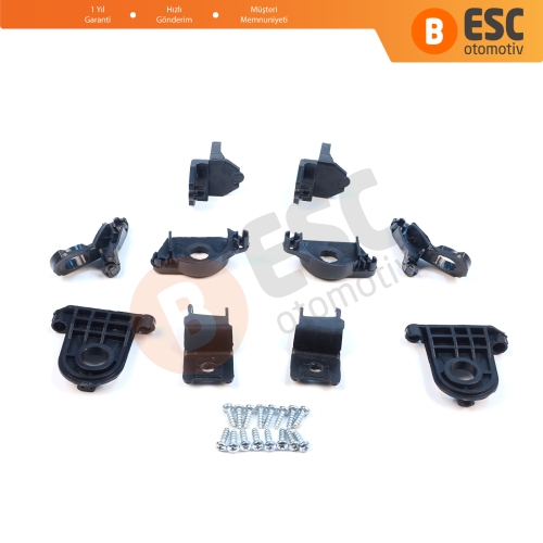 Seat Leon MK3 5F 2012-2020 5F0998225 5F0998226 İçin Sağ Sol Ön Far Ayak Tamir Seti