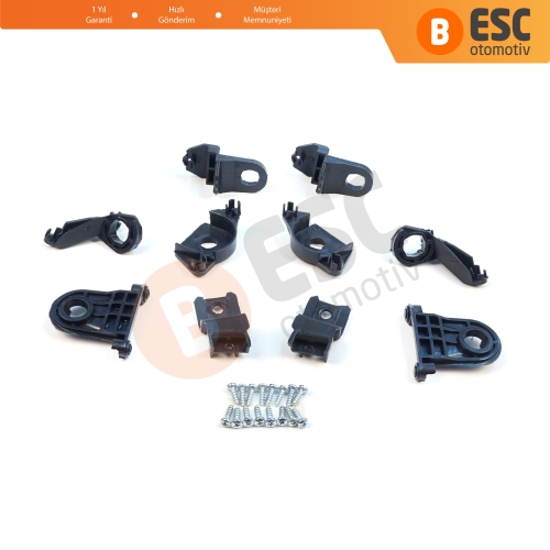 Seat Leon MK3 5F 2012-2020 5F0998225 5F0998226 İçin Sağ Sol Ön Far Ayak Tamir Seti