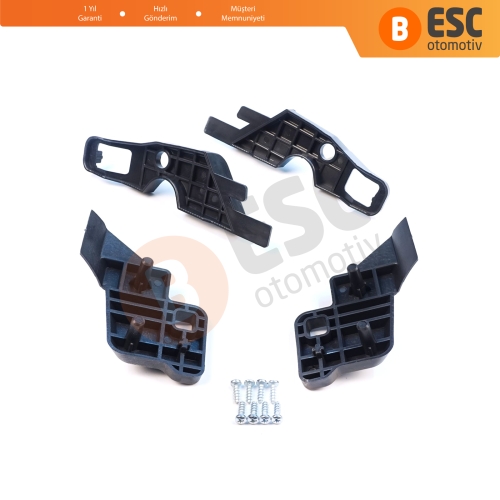 Citroen C-Elysee 2012-2017 9675140080 9675140380 İçin Sağ Sol Ön Far Ayak Tamir Seti