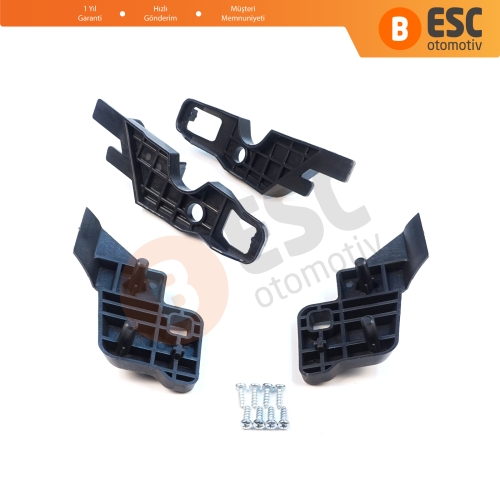 Citroen C-Elysee 2012-2017 9675140080 9675140380 İçin Sağ Sol Ön Far Ayak Tamir Seti