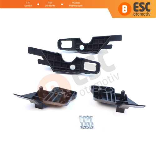 Citroen C-Elysee 2012-2017 9675140080 9675140380 İçin Sağ Sol Ön Far Ayak Tamir Seti