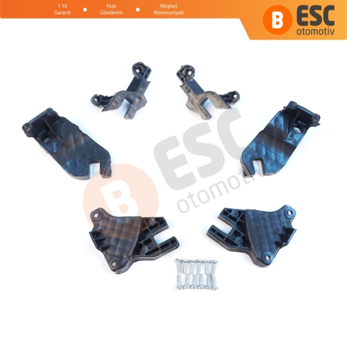 Audi A6 C7 4G Avant Sedan A6L Allroad Quattro S6 4G0998121A 4G0998122A İçin Sağ Sol Ön Far Ayak Tamir Seti