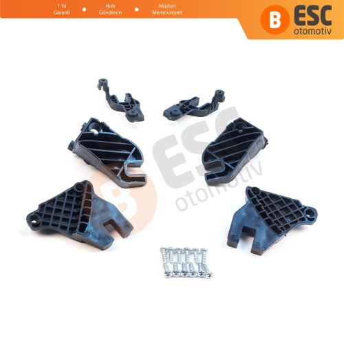 Audi A6 C7 4G Avant Sedan A6L Allroad Quattro S6 4G0998121A 4G0998122A İçin Sağ Sol Ön Far Ayak Tamir Seti