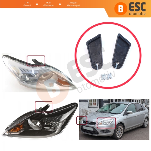 Ford Focus DA MK2 2.5 2008-2011 Makyajlı Kasa 8M5113101AA 8M5113100CD İçin Sağ Sol Ön Far Ayak Tamir Seti