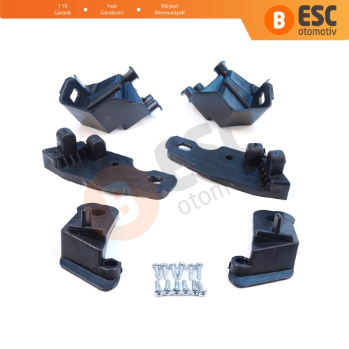 Fiat Doblo MK2 263 Makyajlı Kasa 2015-2022 51974244 51974243 İçin Sağ Sol Ön Far Ayak Tamir Seti