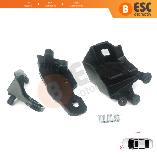 Fiat Doblo MK2 263 Makyajlı Kasa 2015-2022 51974244 İçin Sol Ön Far Ayak Tamir Seti