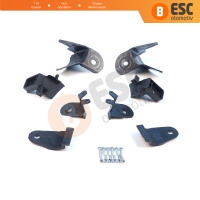 Renault Symbol MK3 Makyajlı Kasa 2017-On 260609154R 260102037R İçin Sağ Sol Ön Far Ayak Tamir Seti