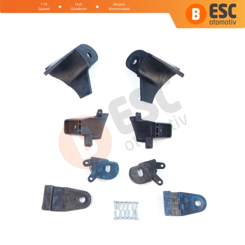 Renault Symbol MK3 Makyajlı Kasa 2017-On 260609154R 260102037R İçin Sağ Sol Ön Far Ayak Tamir Seti