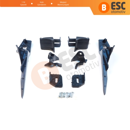 Ford Fiesta B299 B409 B479 2013-2019 D2BZ13008L D2BZ13008J İçin Sağ Sol Ön Far Ayak Tamir Seti