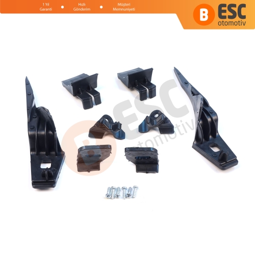 Ford Fiesta B299 B409 B479 2013-2019 D2BZ13008L D2BZ13008J İçin Sağ Sol Ön Far Ayak Tamir Seti