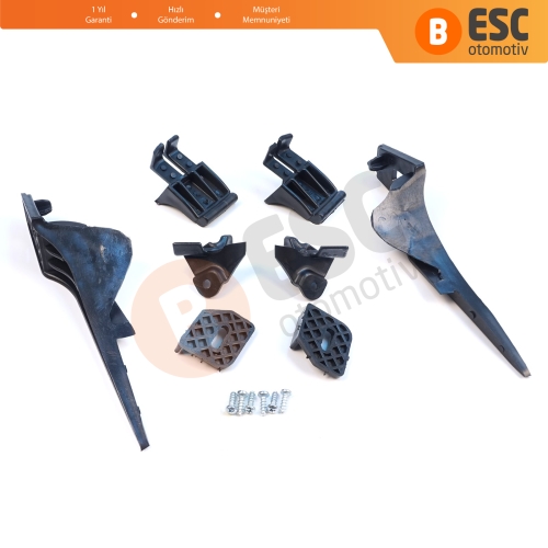 Ford Fiesta B299 B409 B479 2013-2019 D2BZ13008L D2BZ13008J İçin Sağ Sol Ön Far Ayak Tamir Seti