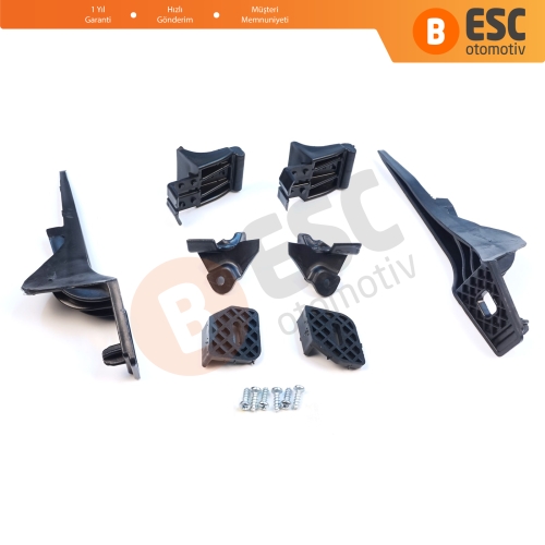 Ford Fiesta B299 B409 B479 2013-2019 D2BZ13008L D2BZ13008J İçin Sağ Sol Ön Far Ayak Tamir Seti