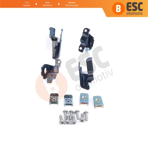 VW Polo MK5 6R 6C 61 2009-2016 6C0998225 6R0998226 İçin Sağ Sol Ön Far Ayak Tamir Seti