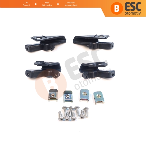 VW Polo MK5 6R 6C 61 2009-2016 6C0998225 6R0998226 İçin Sağ Sol Ön Far Ayak Tamir Seti