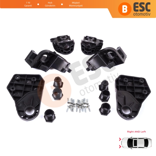 Mercedes E Class W213 X213 W238 C238 A238 2016-2020 A2138202300 A2138202200 İçin Sağ Sol Ön Far Ayak Tamir Seti