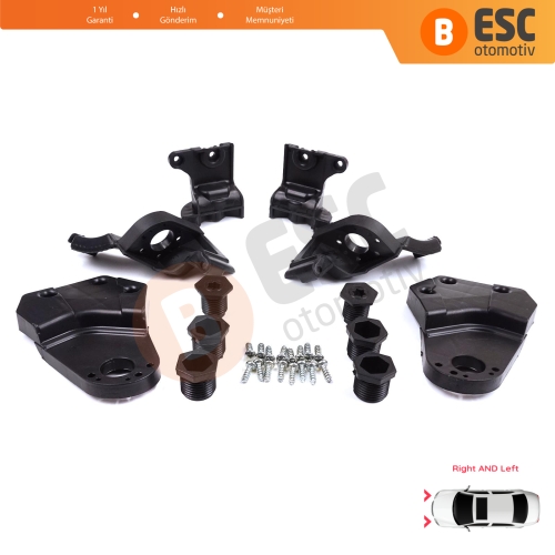 Mercedes E Class W213 X213 W238 C238 A238 2016-2020 A2138202300 A2138202200 İçin Sağ Sol Ön Far Ayak Tamir Seti