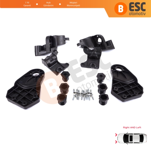 Mercedes E Class W213 X213 W238 C238 A238 2016-2020 A2138202300 A2138202200 İçin Sağ Sol Ön Far Ayak Tamir Seti